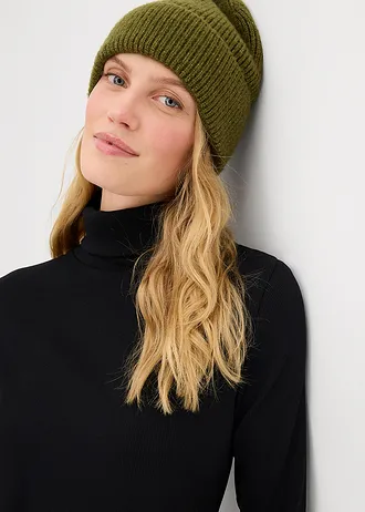 Úpletové šaty z organické bavlny • černá • bonprix obchod