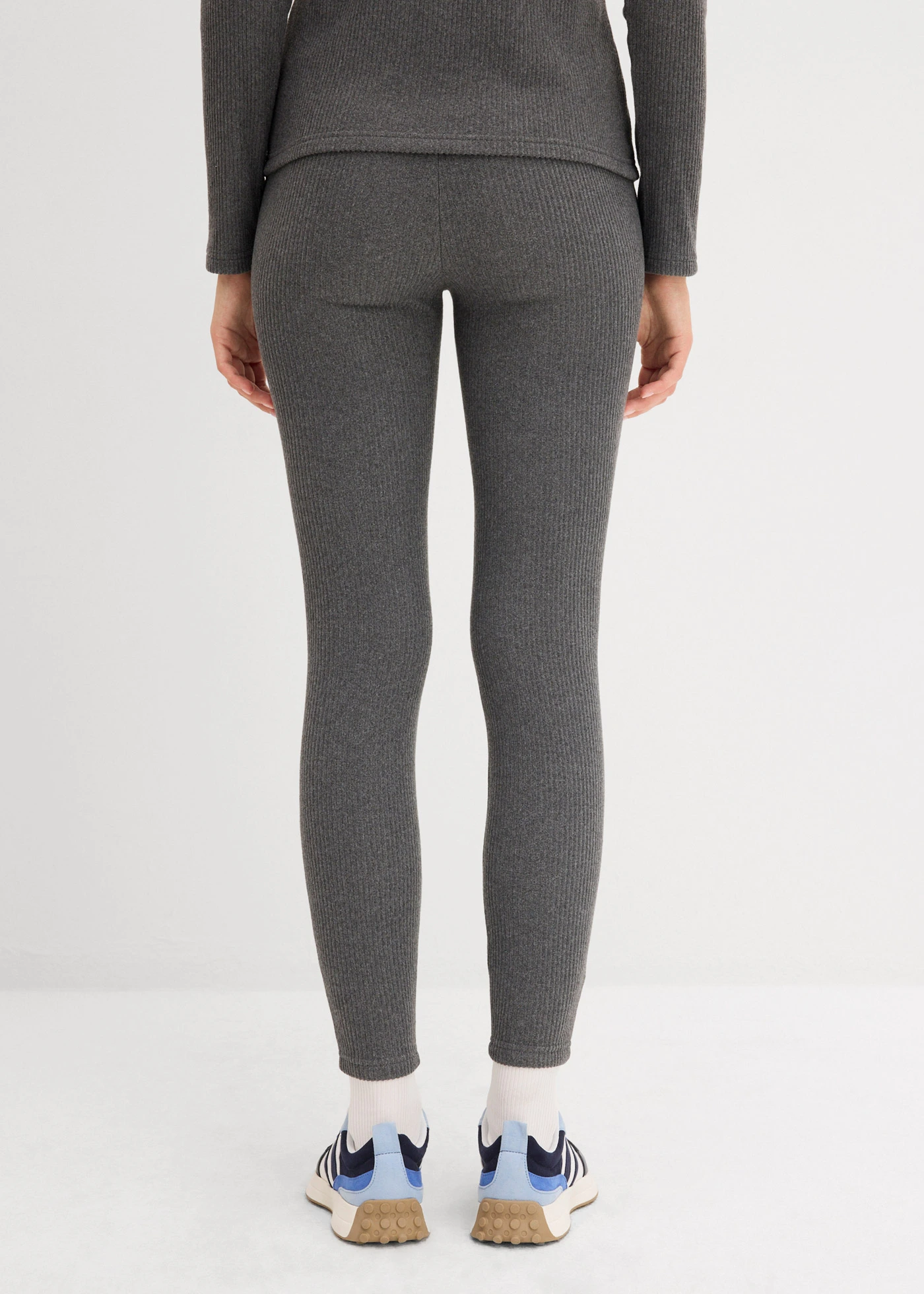 Hřejivé termo legíny • šedý melír • bonprix obchod