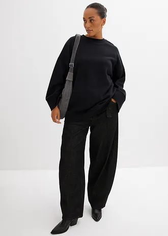 Oversize mikina, barva: černá