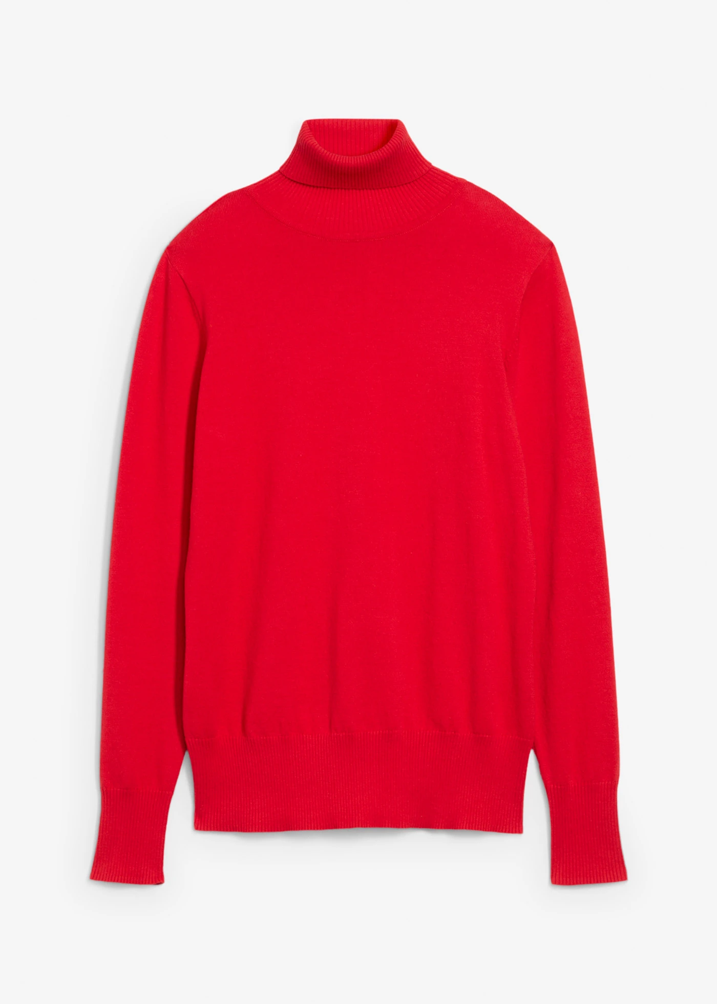 Rolákový svetr z jemné pleteniny • lávově červená • bonprix obchod