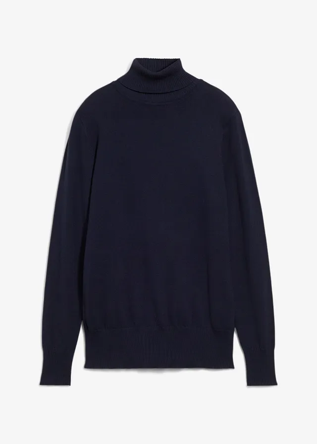 Fijngebreide coltrui, Kleur: donkerblauw