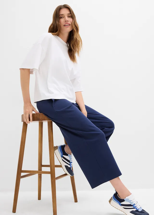 Jupe-culotte 100% coton • bleu foncé • product-page.page-title-suffix