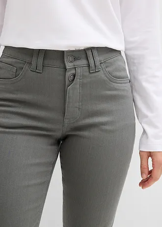 Rövidített fazonú twill nadrág • eukaliptusz zöld • bonprix áruház