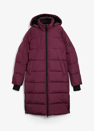 Doudoune longue avec duvet recyclé • aubergine • Boutique bonprix