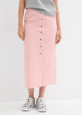 Keprová midi sukně • starorůžová • bonprix obchod