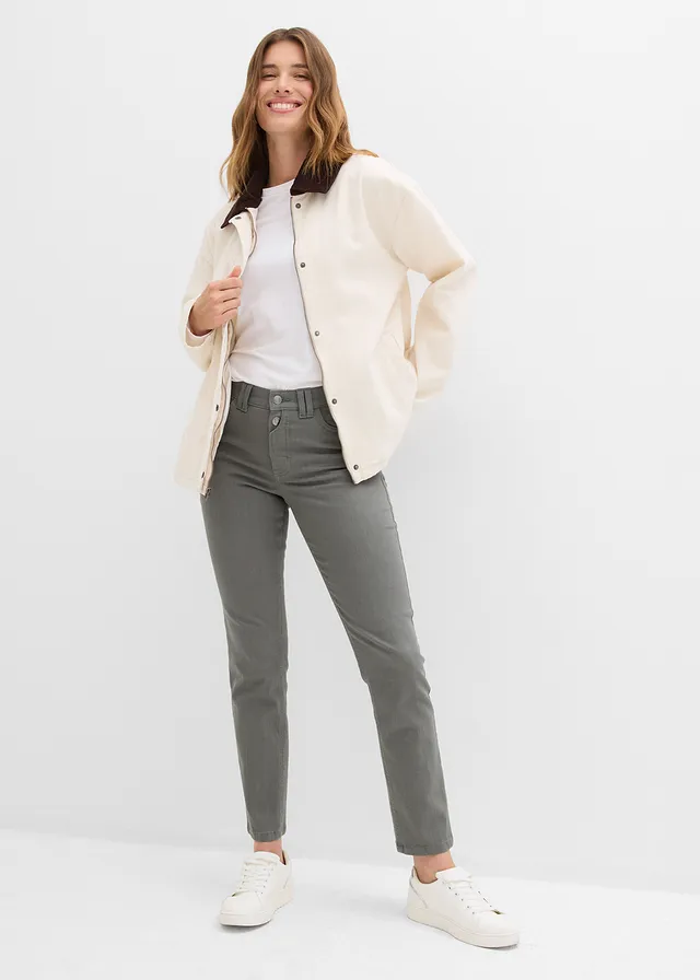 7/8 broek, Kleur: eucalyptusgroen