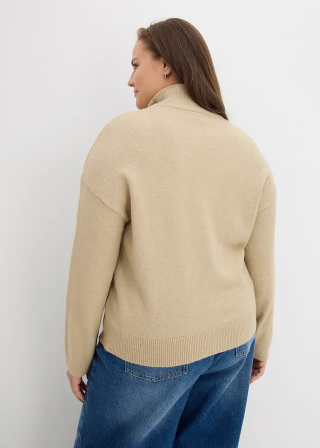 Vest met ritssluiting, Kleur: mat rietgroen