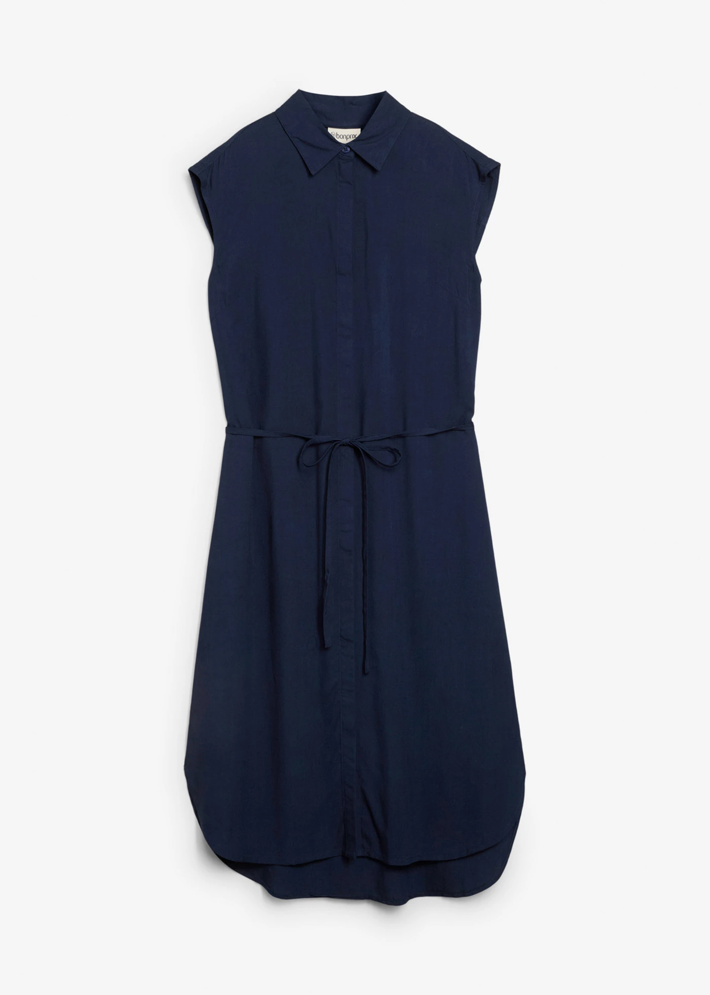 Halenkové šaty z měkké viskózy • tmavě modrá • bonprix obchod