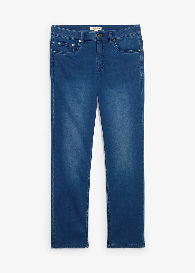 Blugi Classic Fit tip jogger, cu talie confortabilă, drepți