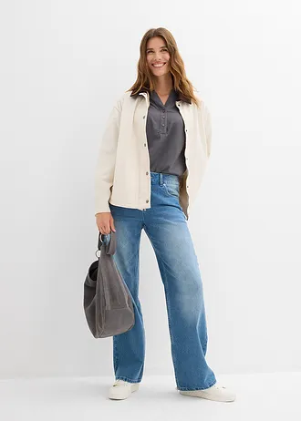 Tuniek van viscose • leisteengrijs • bonprix online shop