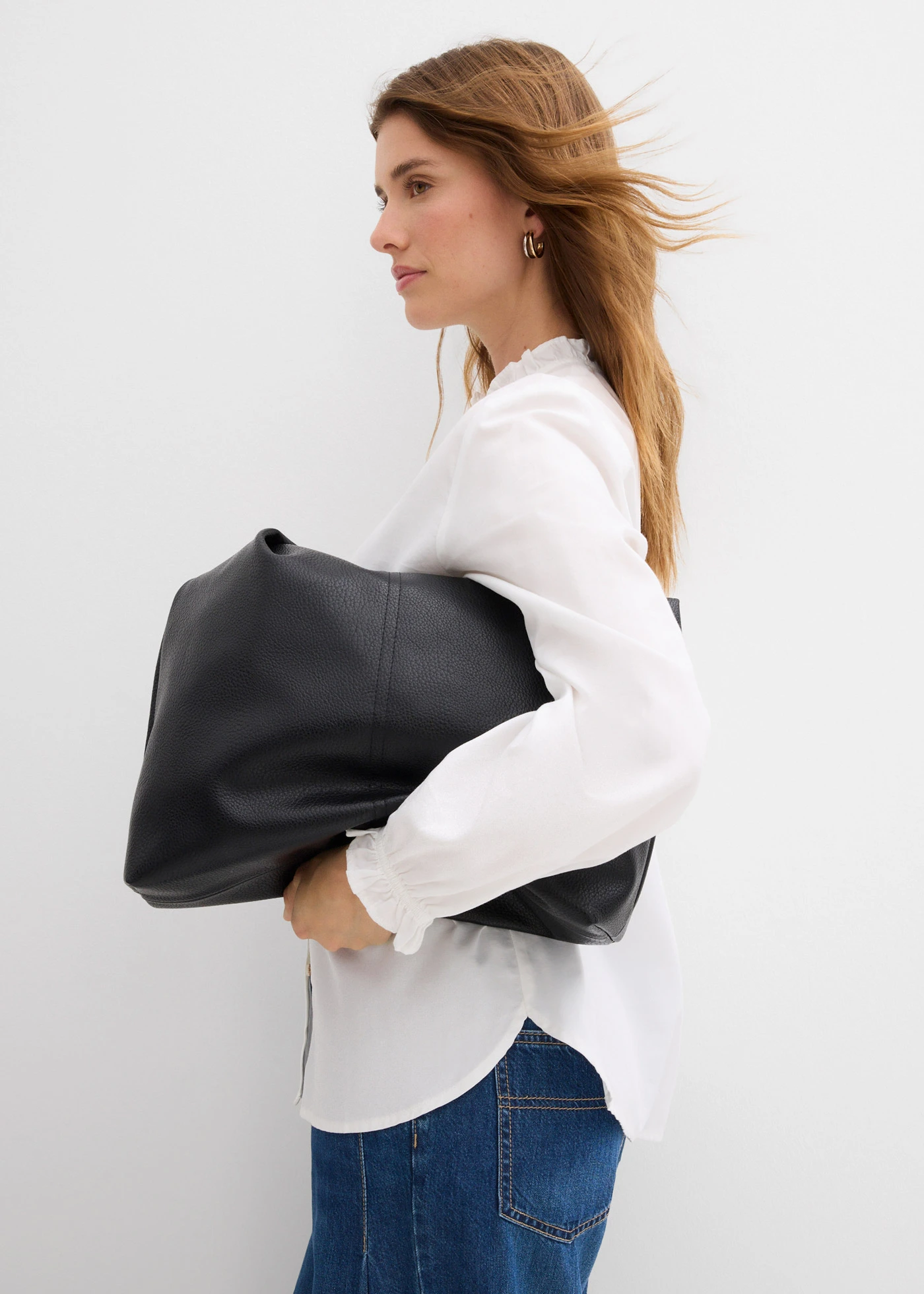 Halenka z čisté bavlny • bílá • bonprix obchod