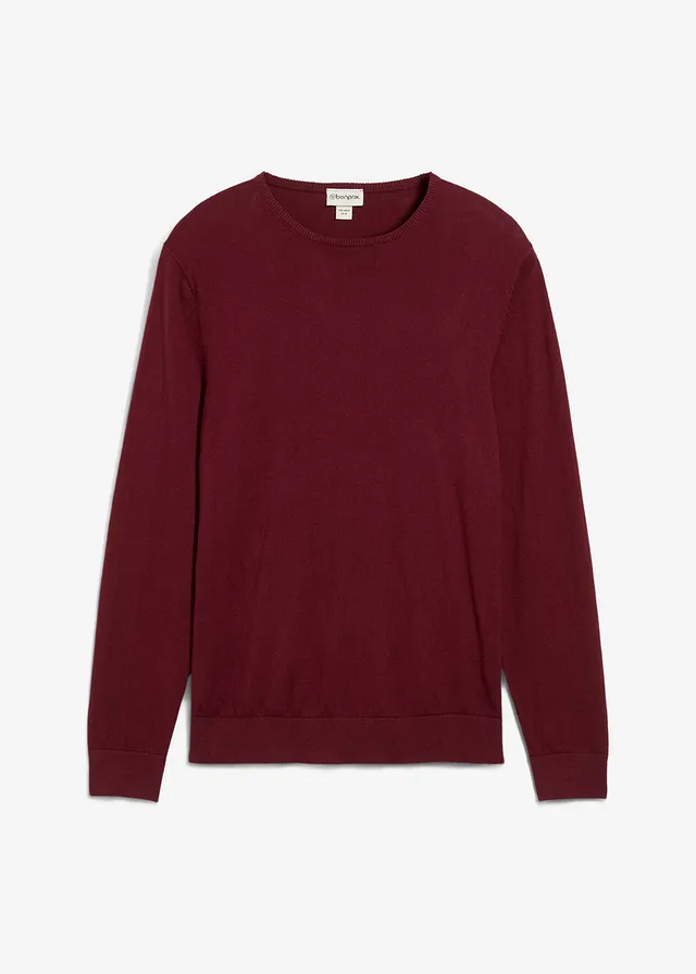 Pull en fine maille avec laine mérinos