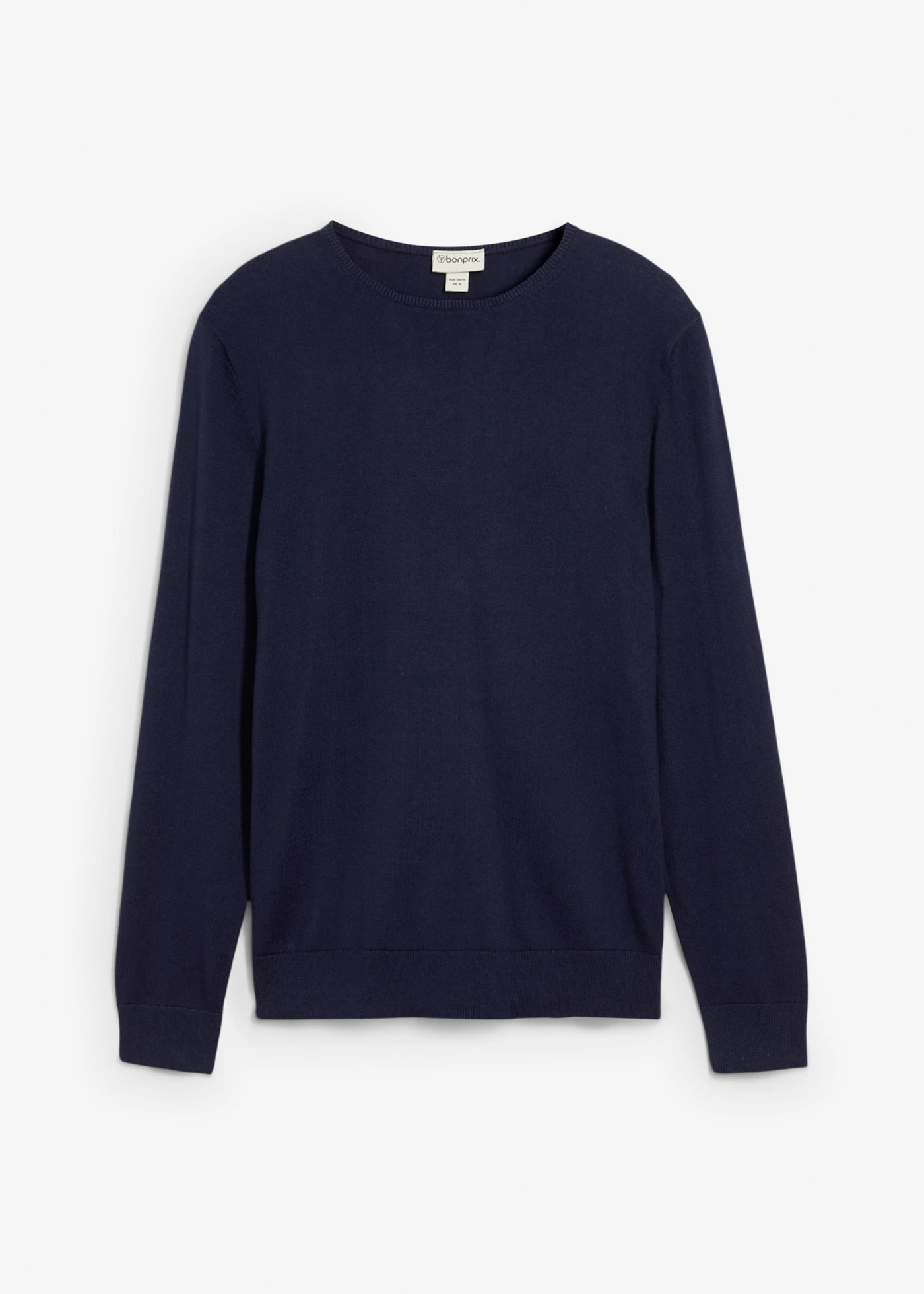 Svetr z jemné pleteniny s luxusní merino vlnou • tmavě modrá • bonprix obchod