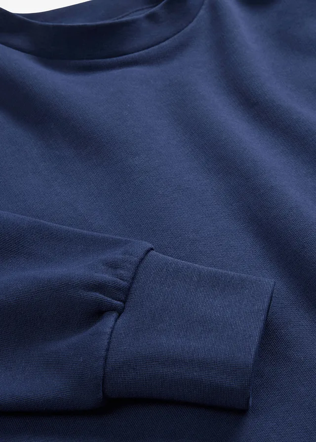 Oversized sweater van biologisch katoen • donkerblauw • product-page.page-title-suffix