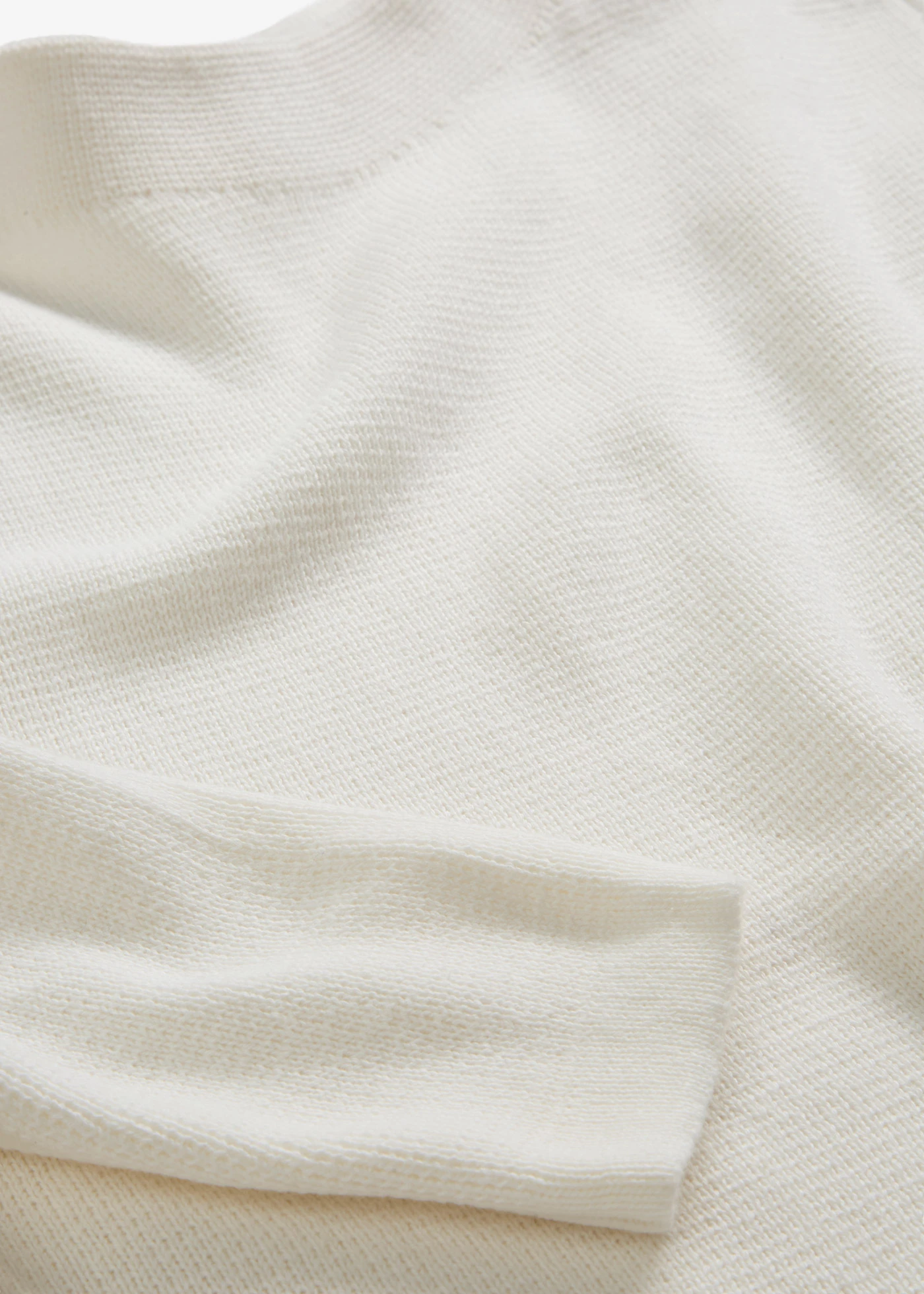 Trui met opstaande kraag • wolwit • bonprix online shop