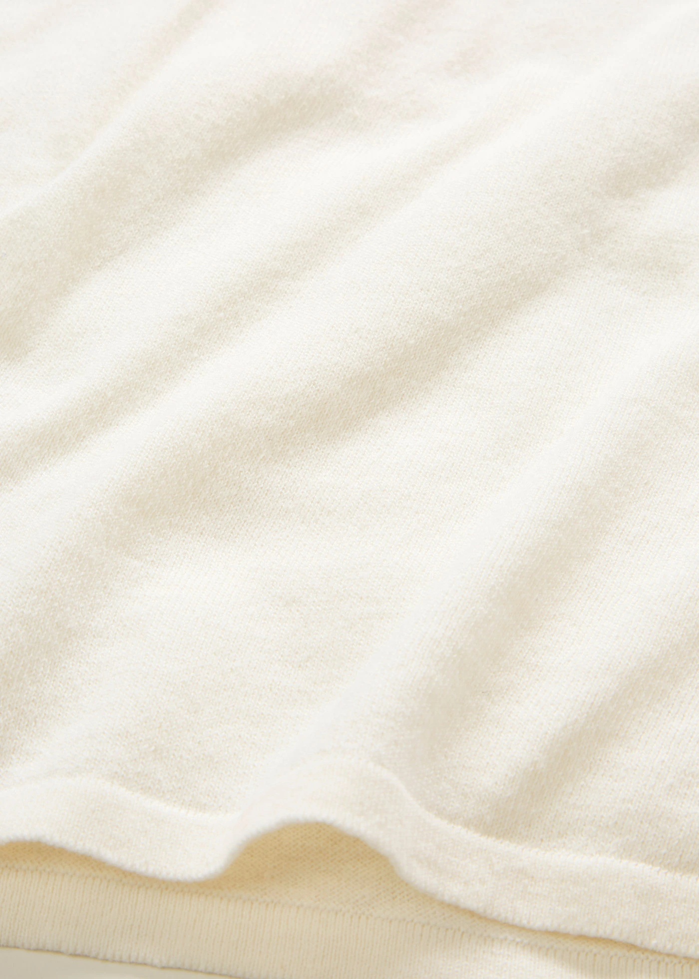 Top en maille 100% coton • ecru • Boutique bonprix