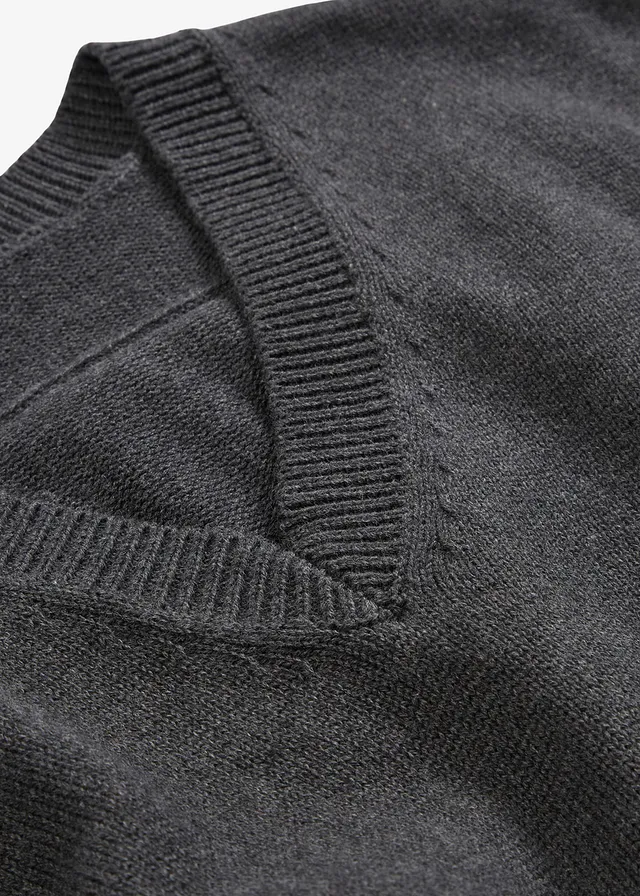 Pull sans manches 100% coton • anthracite chiné • product-page.page-title-suffix