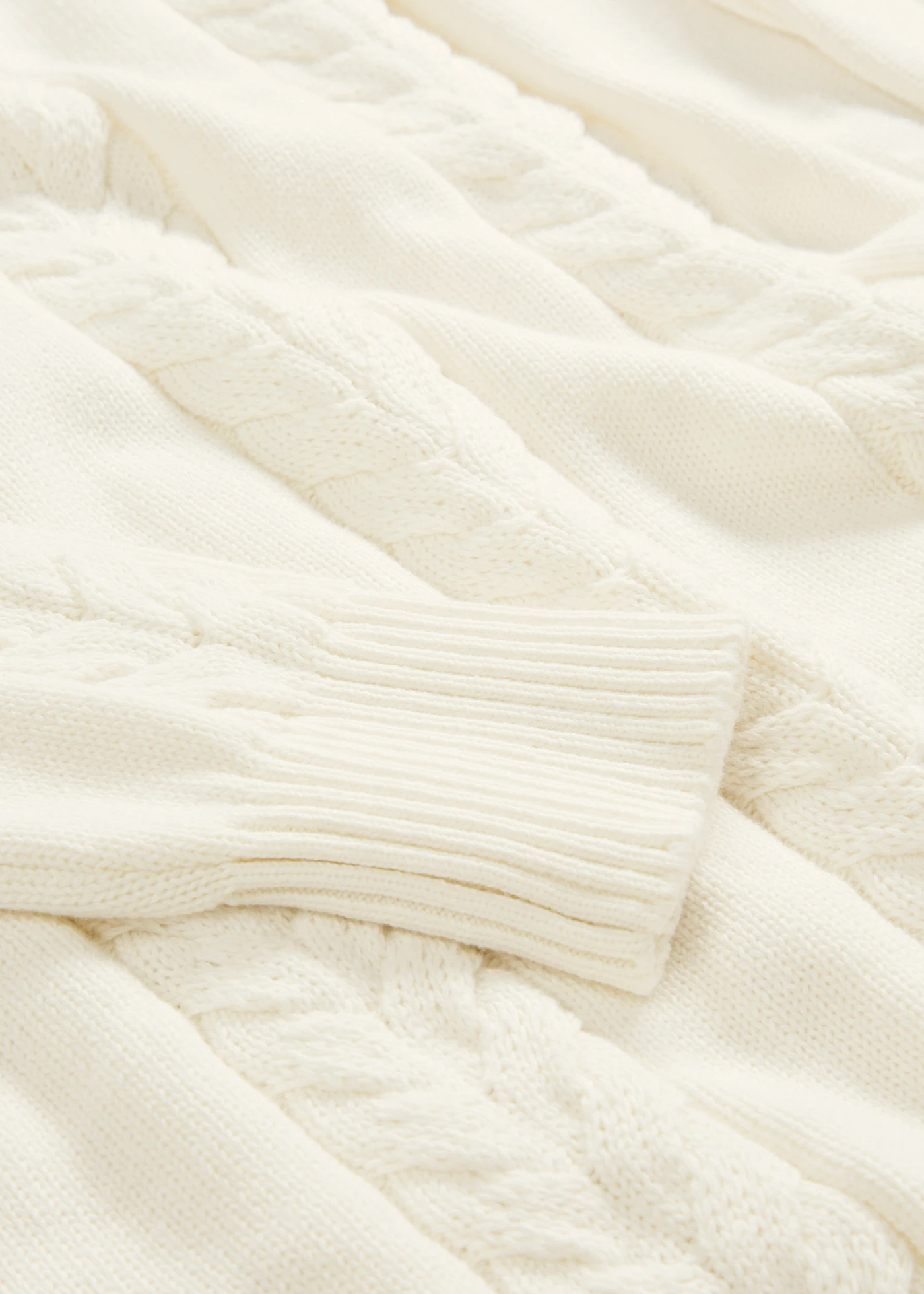 Pletené šaty z čisté bavlny • přírodní bílá • bonprix obchod