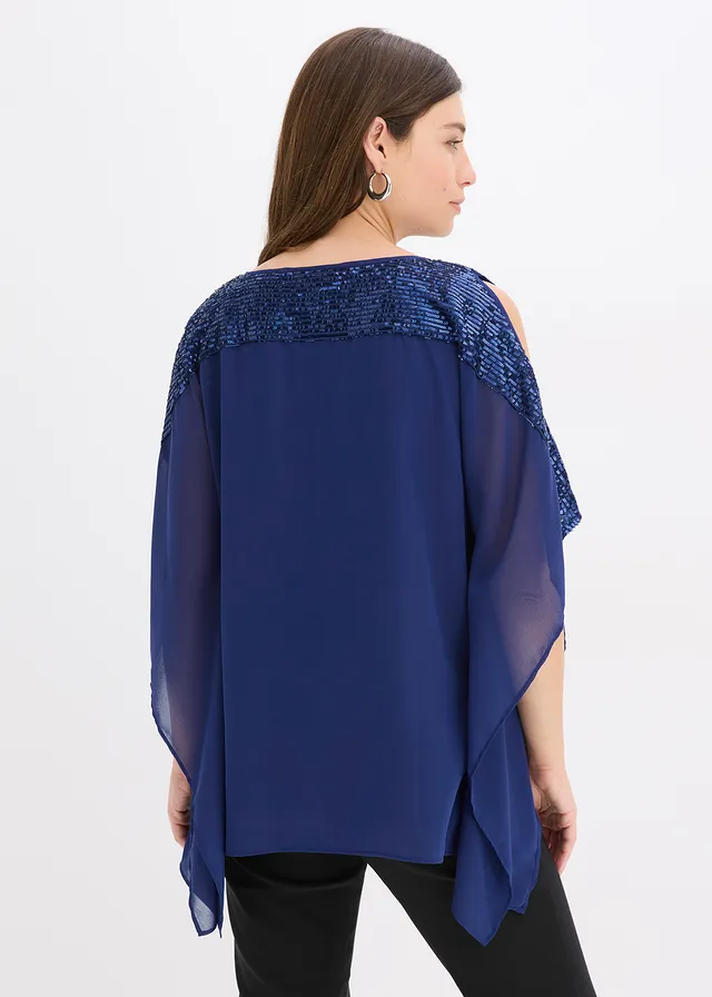 Tuniek met pailletten • middernachtblauw • product-page.page-title-suffix