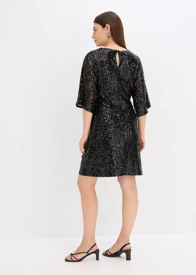 Oversized paillettenjurk • zwart • product-page.page-title-suffix