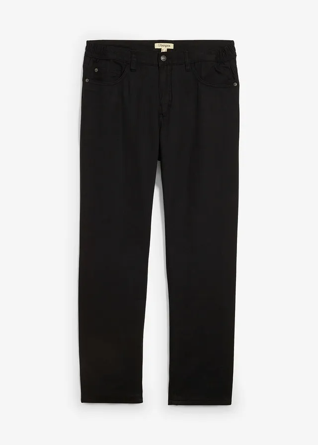 Pantalon thermique, droit et loose, taille élastiquée
