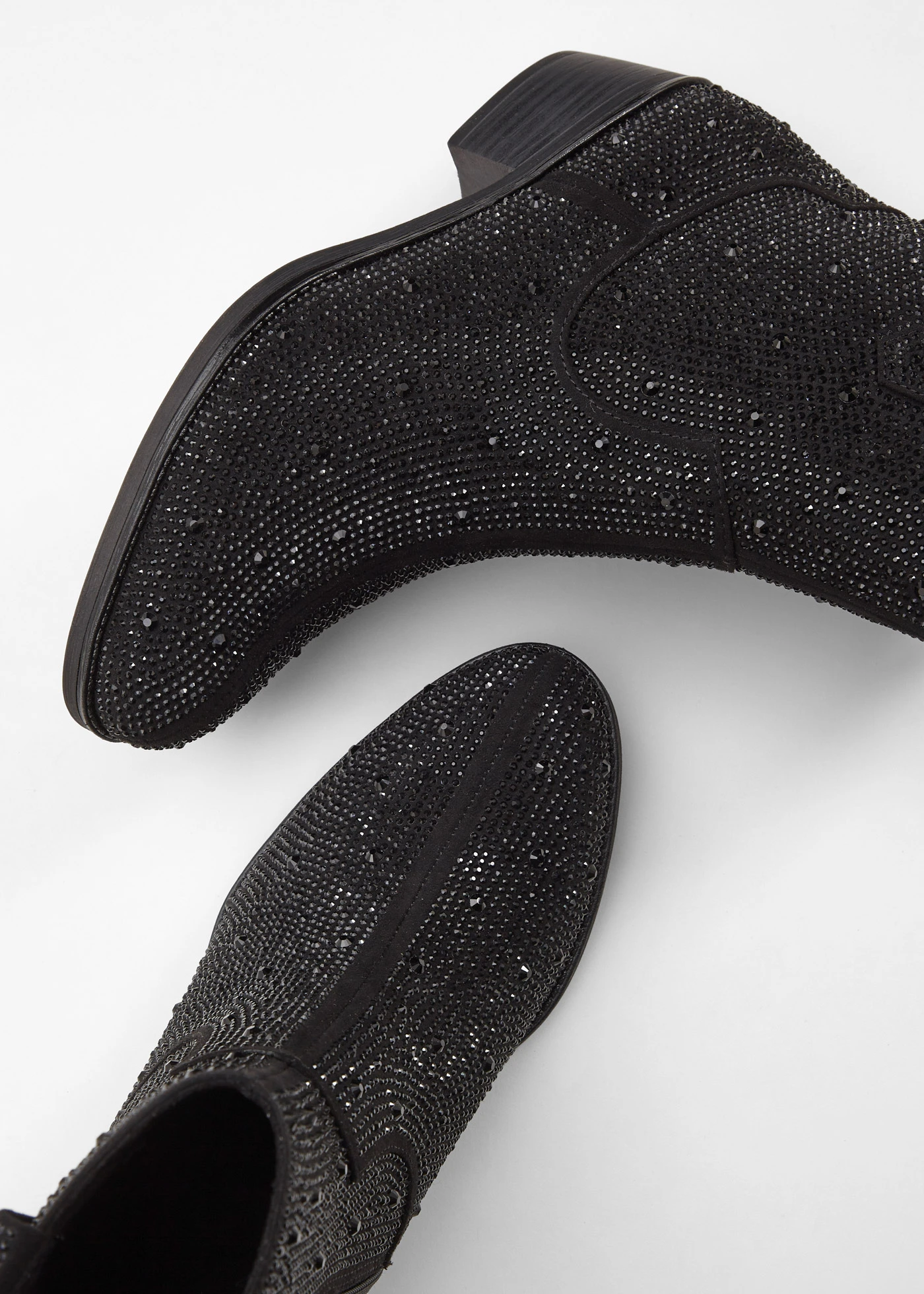 Kovbojská kotníková obuv značky Marco Tozzi • černá • bonprix obchod