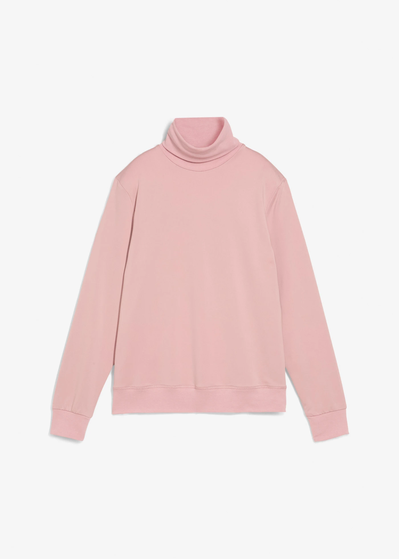 Pull thermique en polaire à col roulé • rose cendré • Boutique bonprix