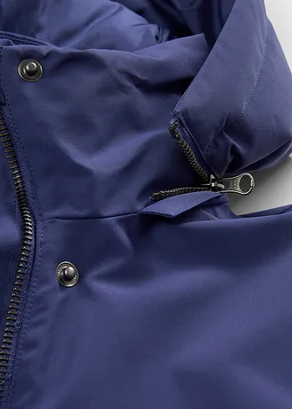 Zimní bunda s nakládanými kapsami • tmavá tichomořská • bonprix obchod