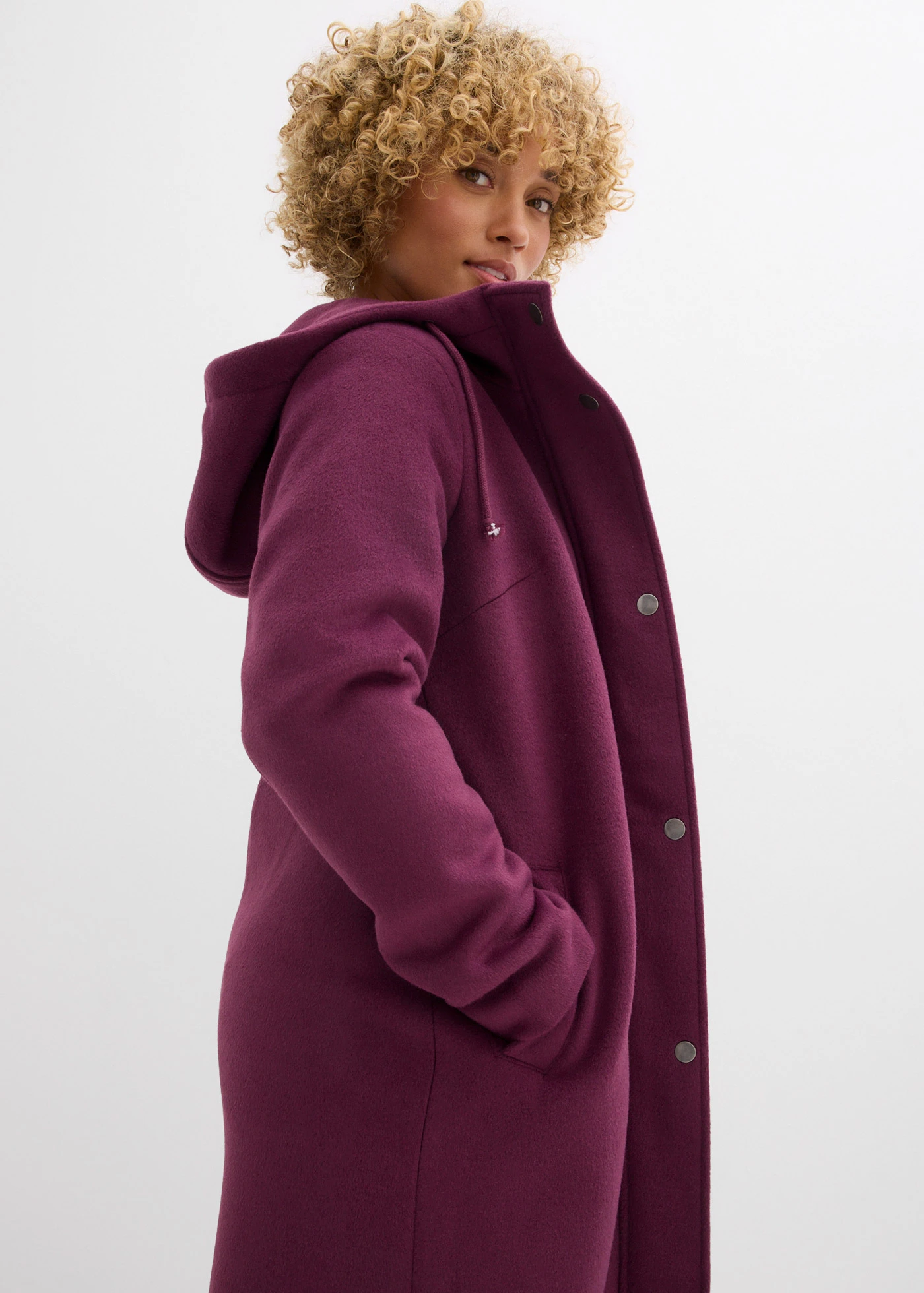 Manteau long • aubergine • Boutique bonprix