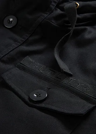 Zimní parka s hebkou flísovou podšívkou • černá • bonprix obchod