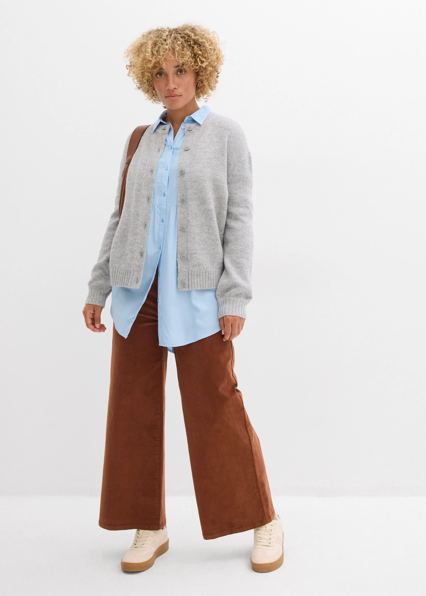 Chemisier long en viscose • bleu clair • product-page.page-title-suffix
