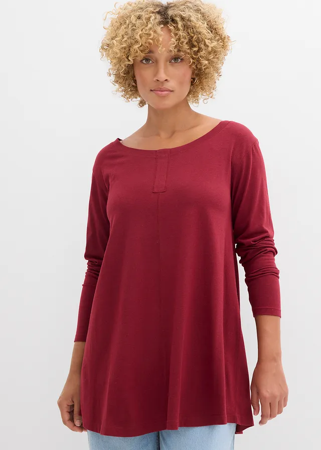 T-shirt manches longues • rouge prune • product-page.page-title-suffix