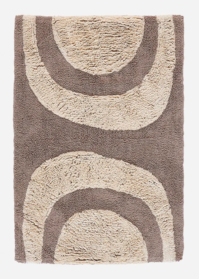 Covoraș de baie cu design cu semicerc