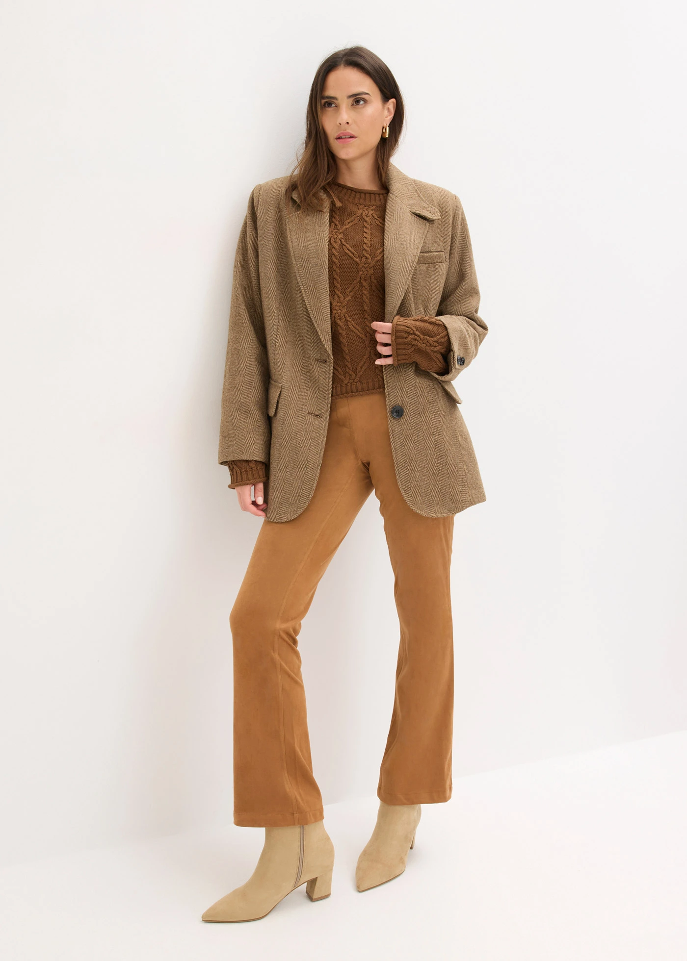 Trui met katoen • pimentbruin • bonprix online shop