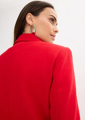 Manteau style blazer • rouge salsa • Boutique bonprix