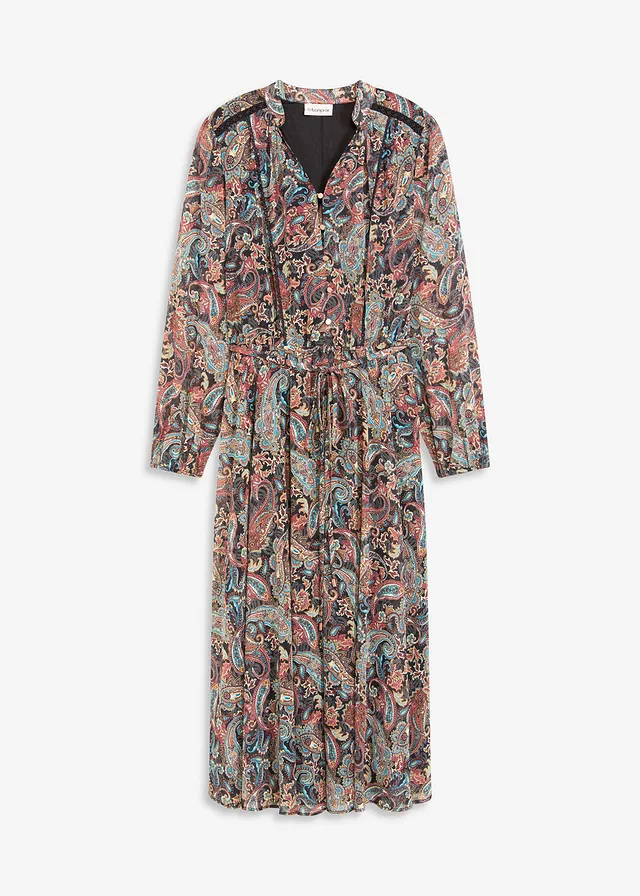 Robe en mousseline à imprimé paisley