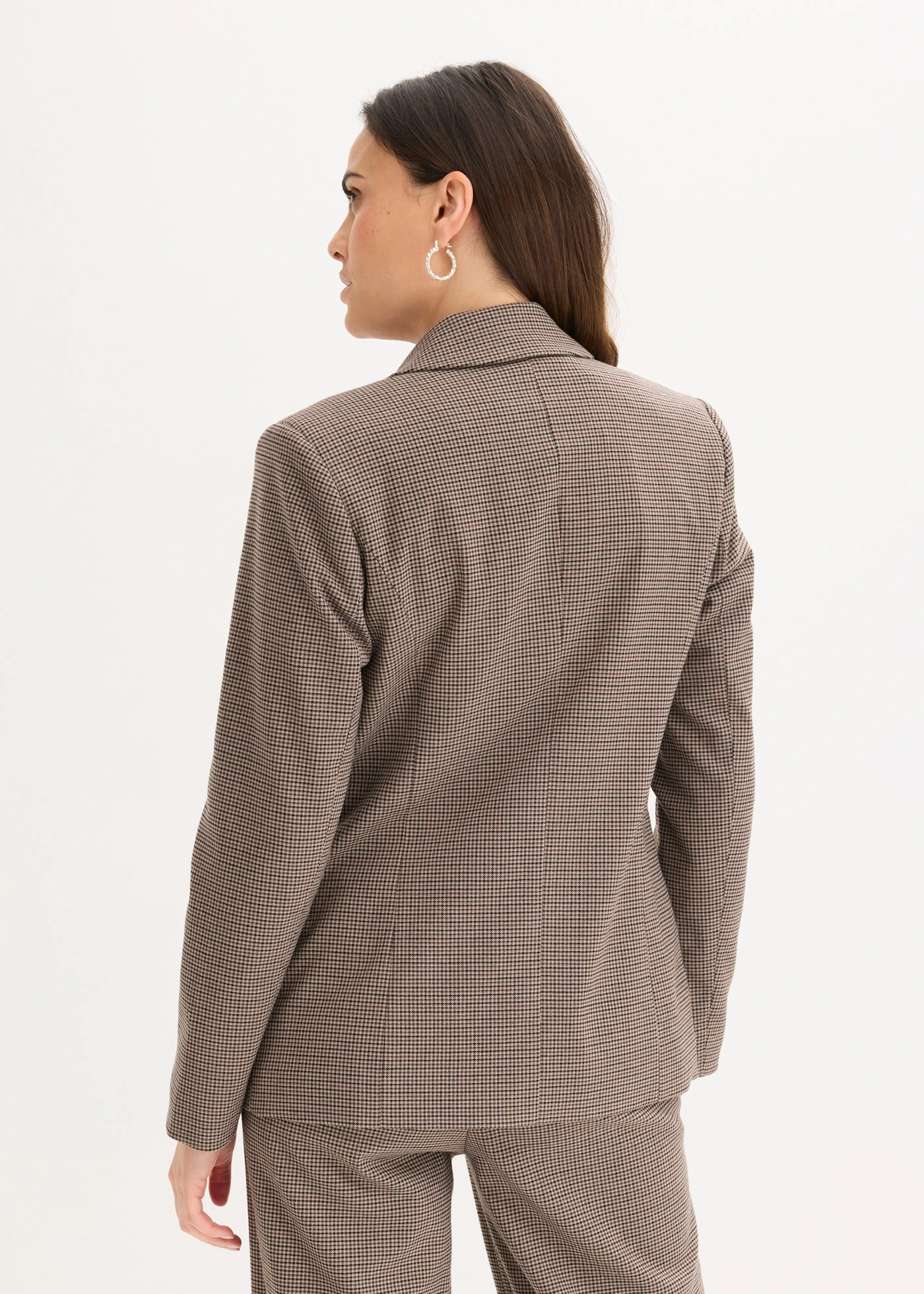 Blazer à carreaux • taupe-marron foncé carreaux • Boutique bonprix