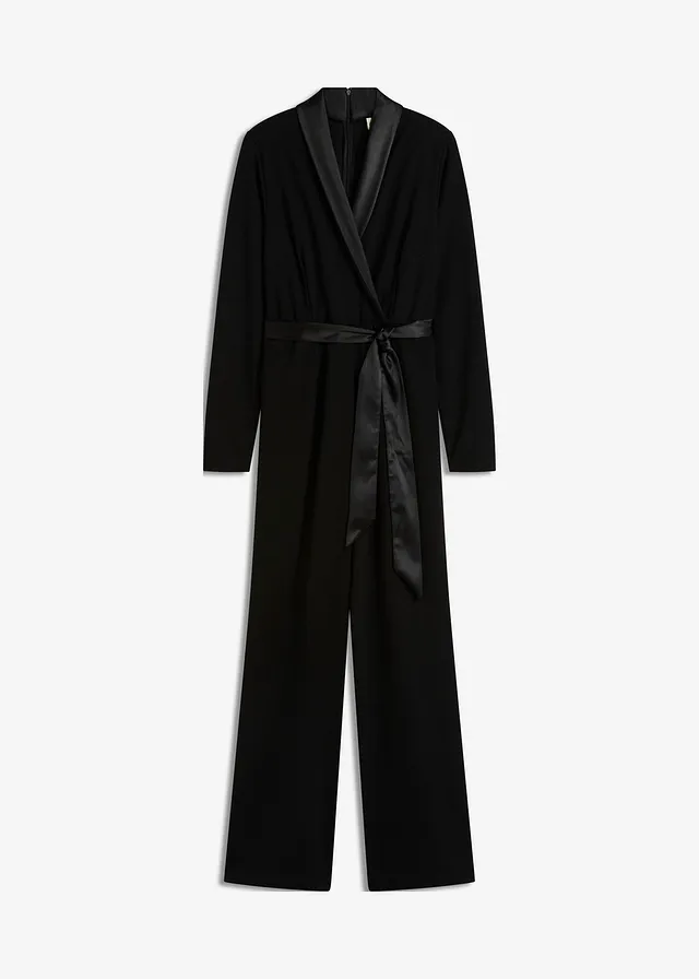 Overal zo štruktúrovaného krepu so saténovou časťou