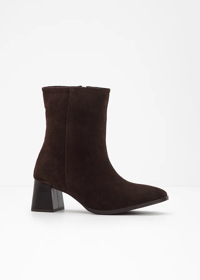 Cizme scurte de piele