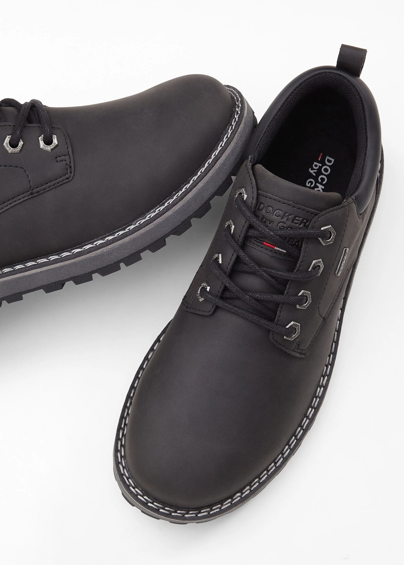 Šněrovací obuv Dockers by Gerli • černá • bonprix obchod