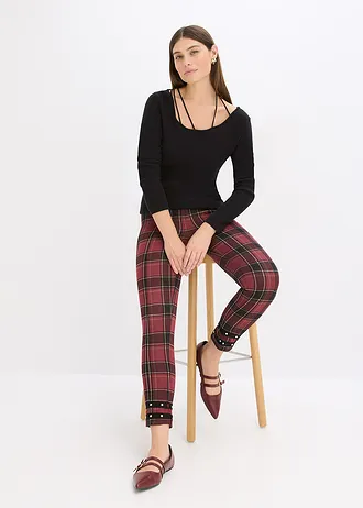 Pulover din tricot fin cu decolteu adânc • negru • magazin bonprix