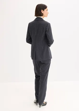 Kalhotový kostým s vlasovými proužky, 2dílný • černo-béžová s proužky • bonprix obchod