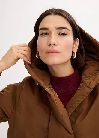 Gewatteerde jas in 2-in-1-look • pimentbruin • bonprix online shop