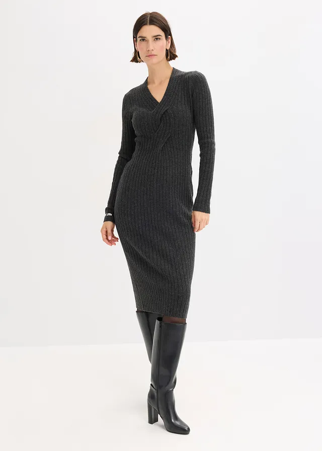 Robe pull • anthracite chiné • product-page.page-title-suffix