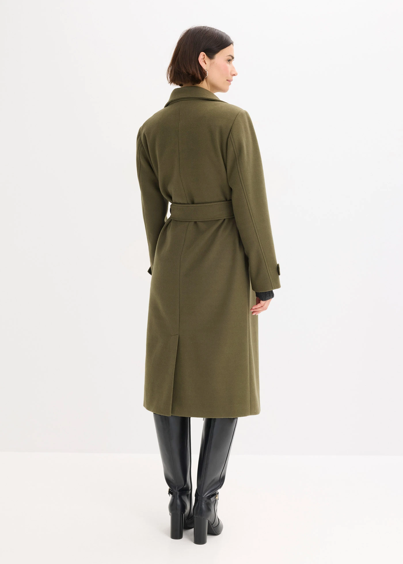Manteau chic • olive foncé • Boutique bonprix