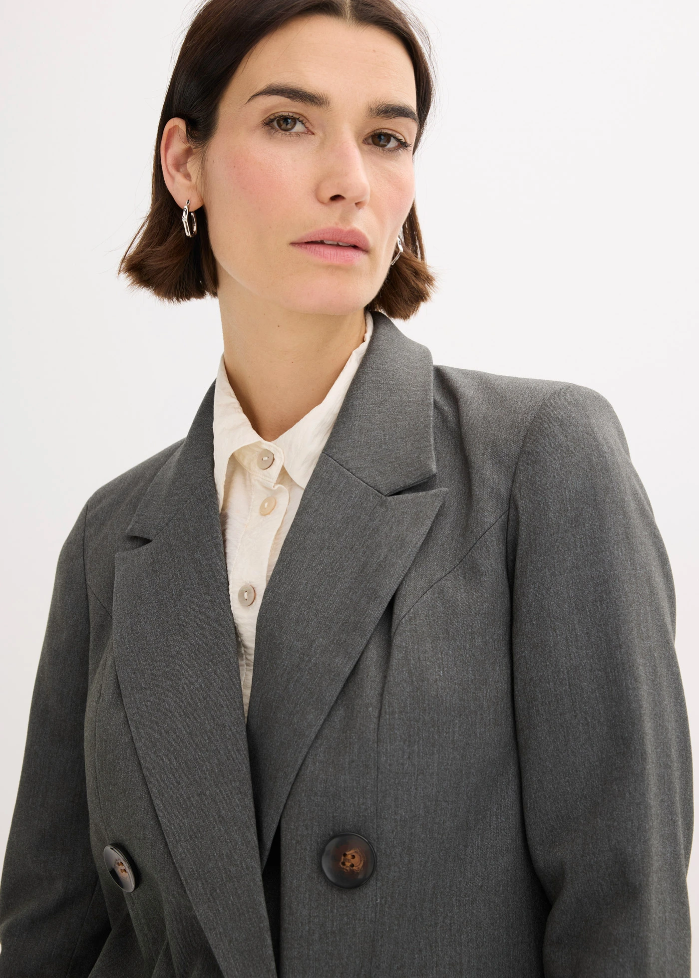 Blejzr • šedý melír • bonprix obchod