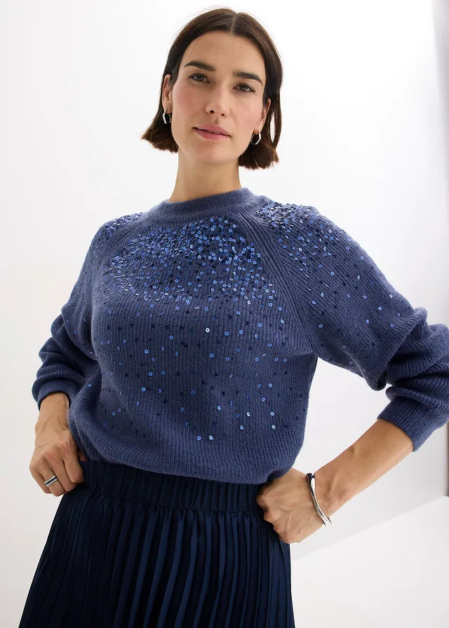 Pull à sequins • indigo • product-page.page-title-suffix