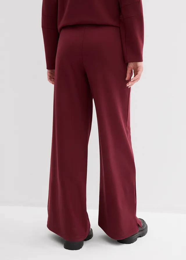 Pantalon en Punto di Roma • rouge érable • product-page.page-title-suffix