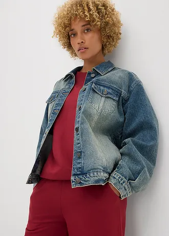 Pantalon 7/8 en sweat • rouge prune • Boutique bonprix