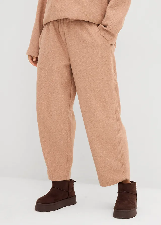 Pantalon barrel • sorbet chocolat chiné • product-page.page-title-suffix